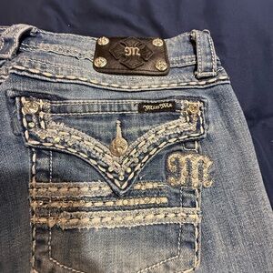 Miss Me Embellished Light Blue Jeans